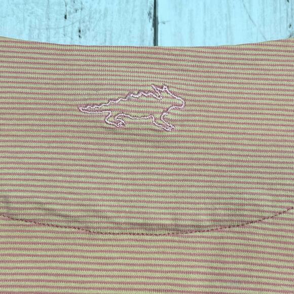 Horny Toad Cropped 3/4 Sleeve Striped Cotton Knit Preppy Plain Shirt Small - Picture 4 of 8